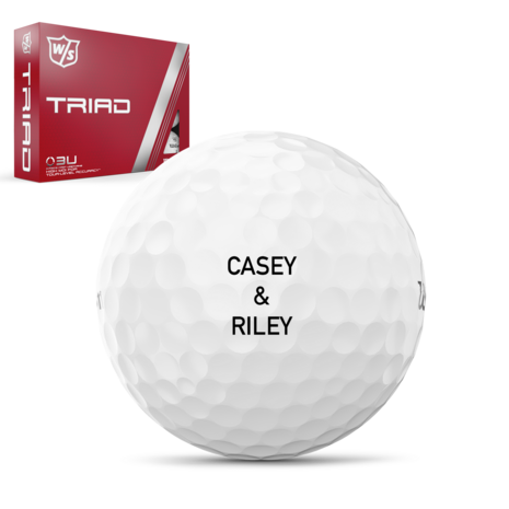 wilson triad golfballen met logo