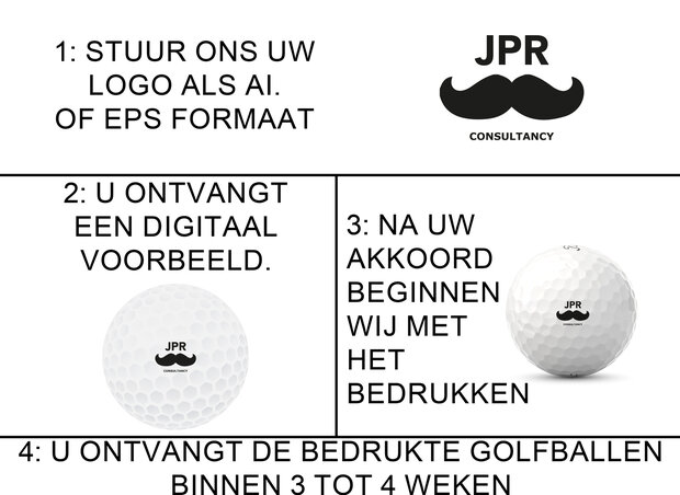 Wilson Duo soft  green golfballen bedrukken met logo