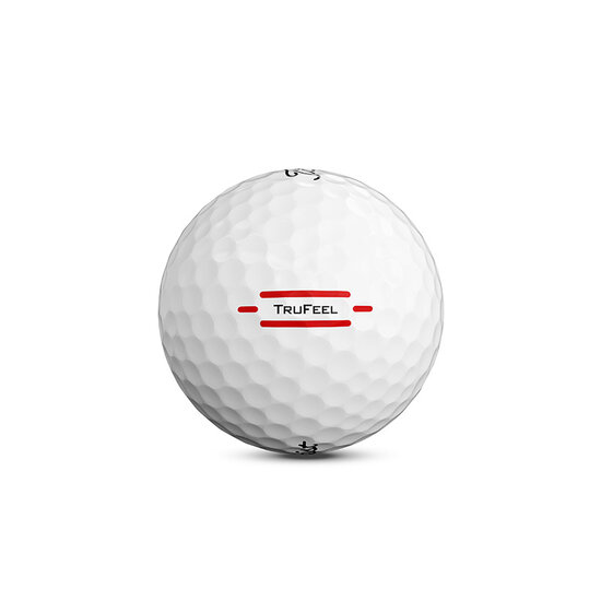 Bedrukte titleist tru feel golfballen