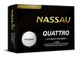 Nassau Quattro Golfb&auml;lle mit Logo bedruckt